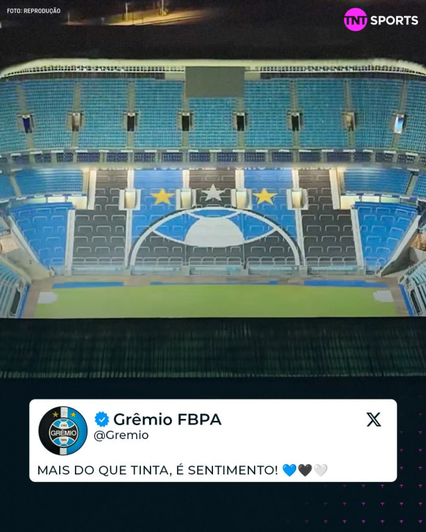Pintura das arquibancadas