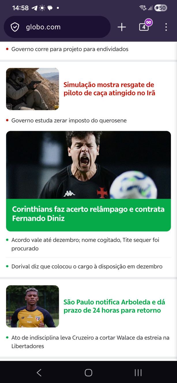 fechou! Fernando Diniz ser� o treinador do Corinthians.