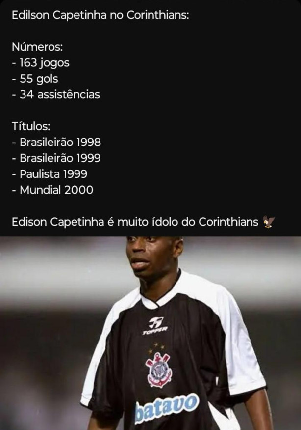 Edilson, o capeta. 😈