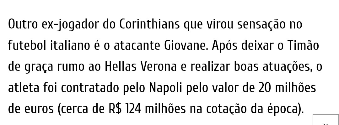 Parab�ns Corinthians!