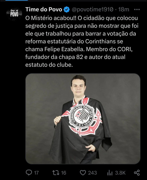 Felipe ezabella � o culpado