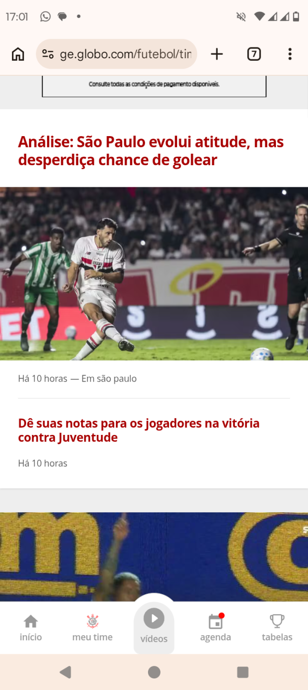 Diferente de tratamento