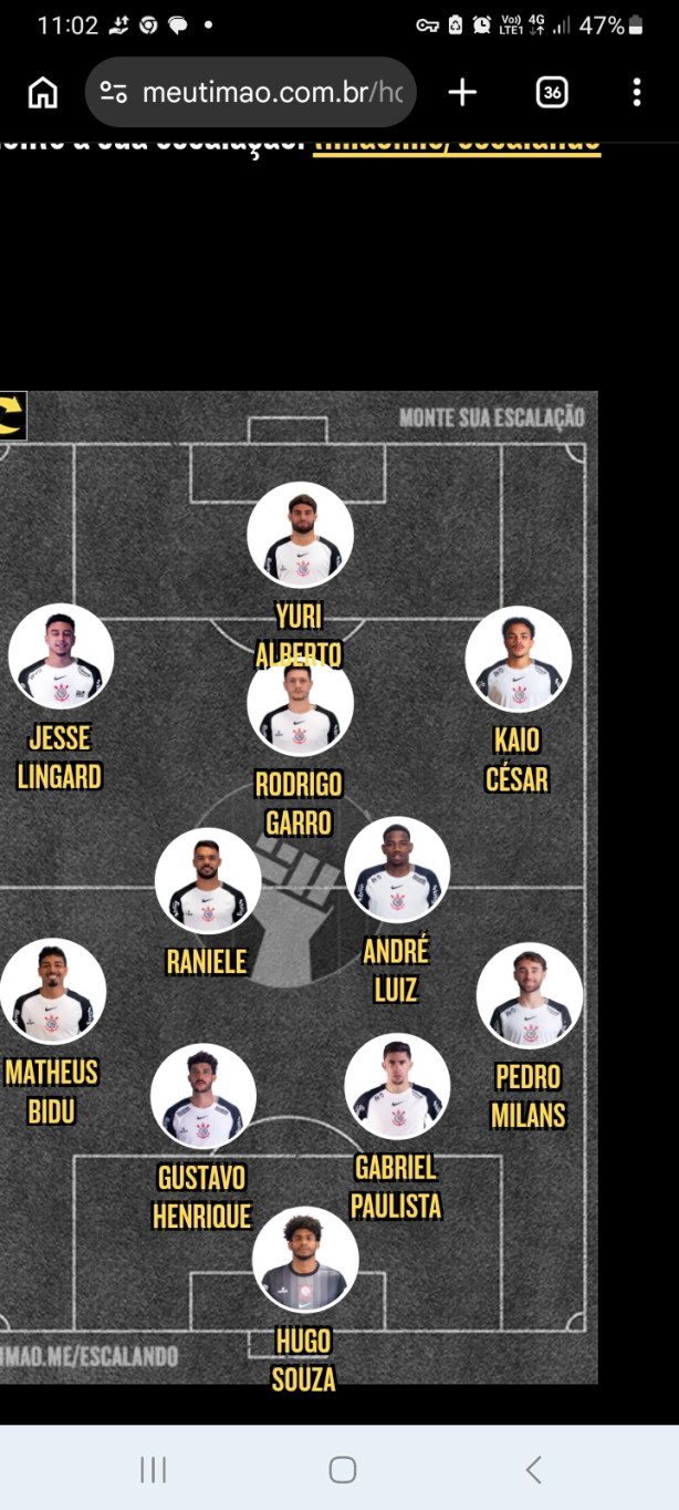 Time contra o Vasco