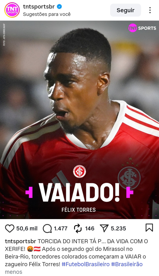 Eu amo demais o Internacional