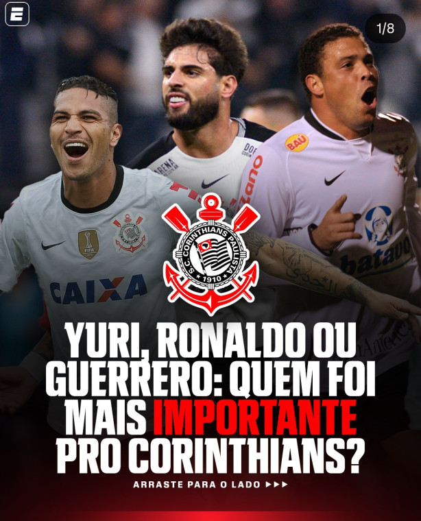 Ronaldo - Guerrero - Yuri Alberto