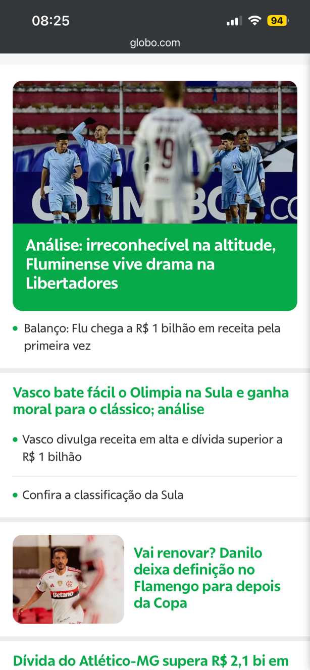 globo cada vez mais lixo, cad� o Tim&atilde;o nas manchetes?