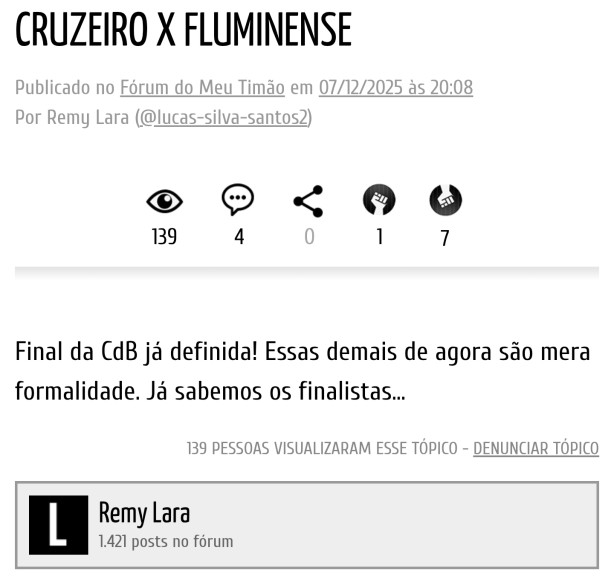 Quando vai ser a final da Copa do Brasil 2025 entre