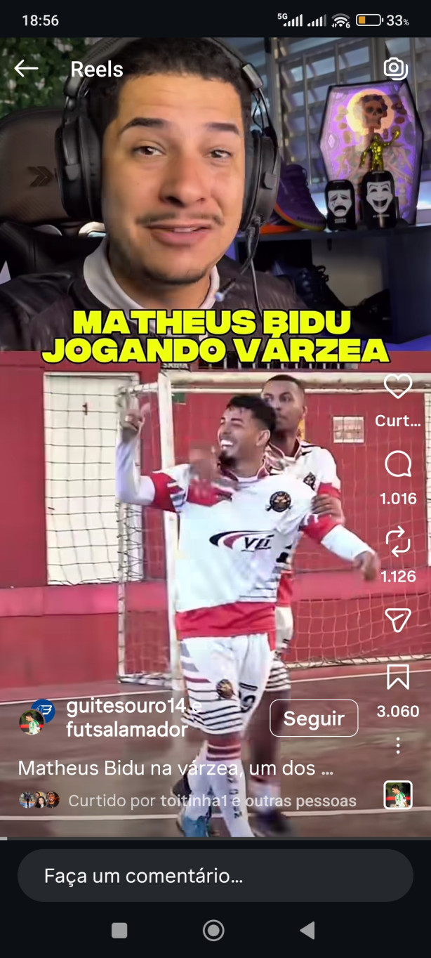 Se eu te falar que o Bidu, jogaria mais que o Yuri de centroavante fazendo piv�... Voc� acreditaria?