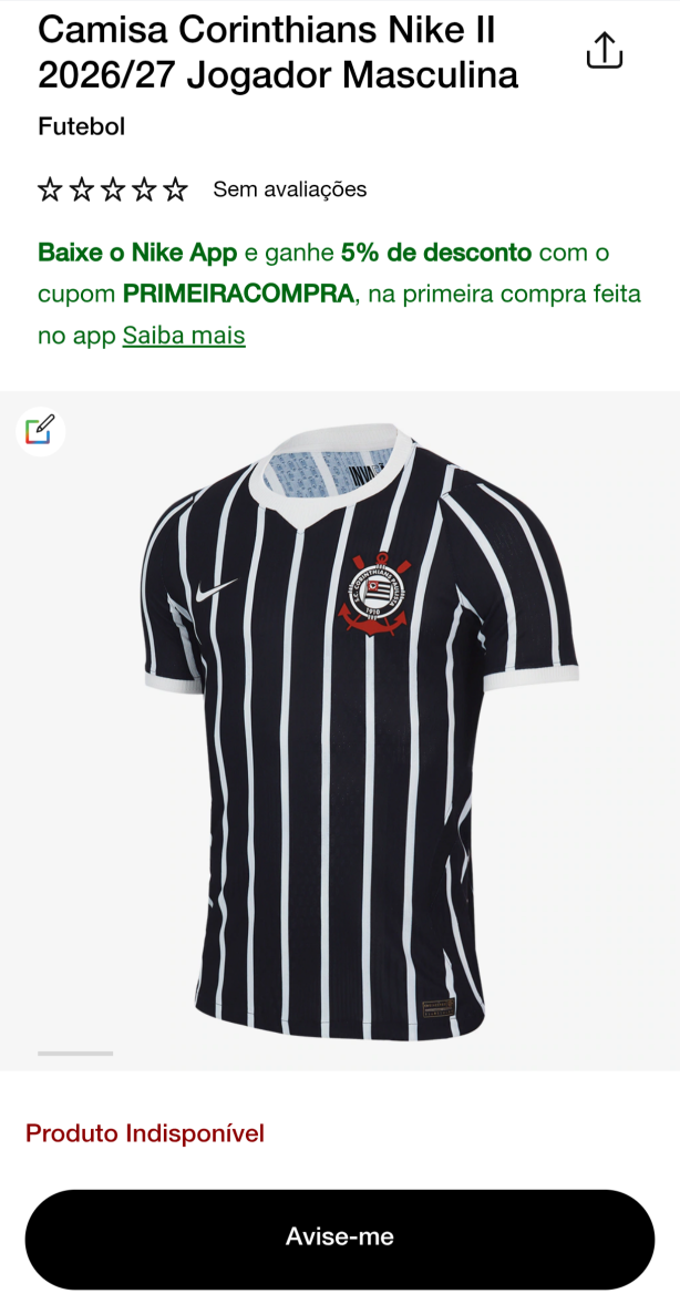 Camisa listrada de jogador por 750 est� caro?
