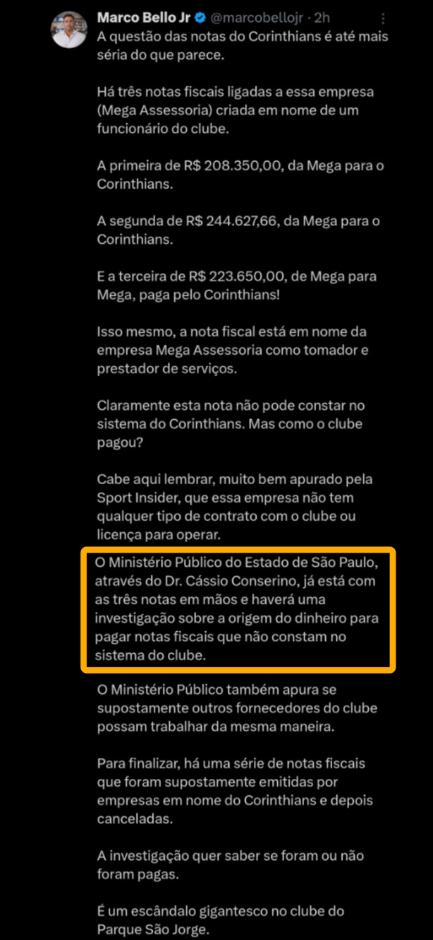 Mais um esc�ndalo de notas frias, nunca vai parar isso!