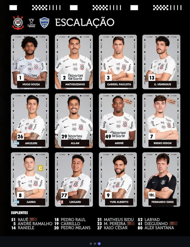 Pr�-jogo: Corinthians X Barra
