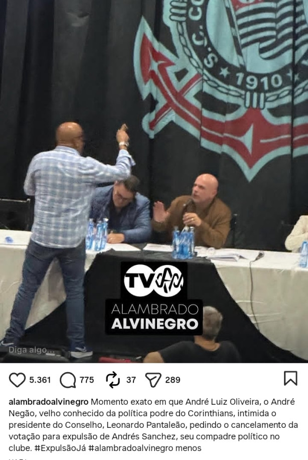 Baixaria na reuni�o