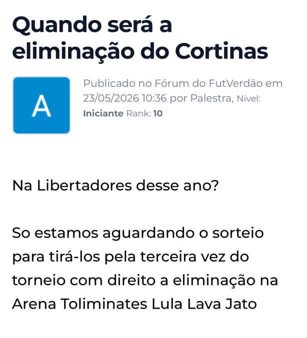 Imundos est�o confiantes em