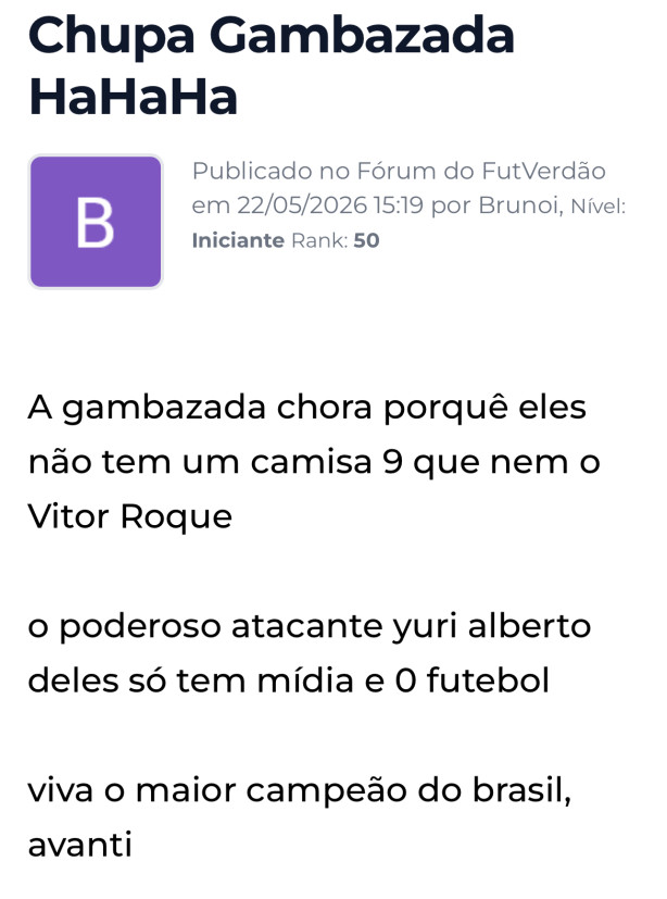 O cara quer chamar aten��o