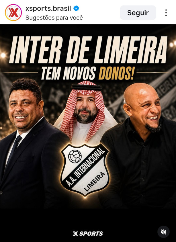 Impresionante! SAF inter de Limeira