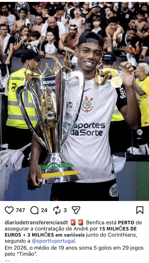 Andr� pr�ximo do benfica