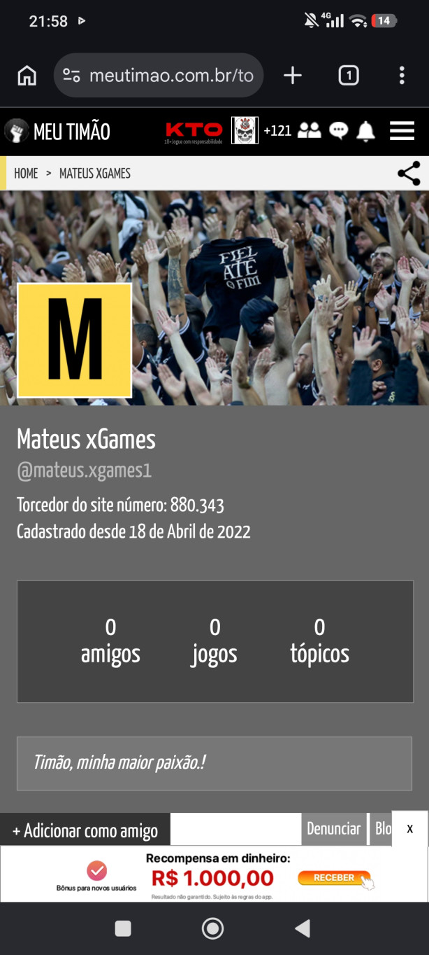 Mateus xGames t� chorando!?!
