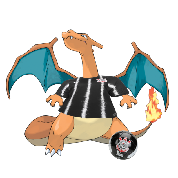 charizard segundo mascote do timao