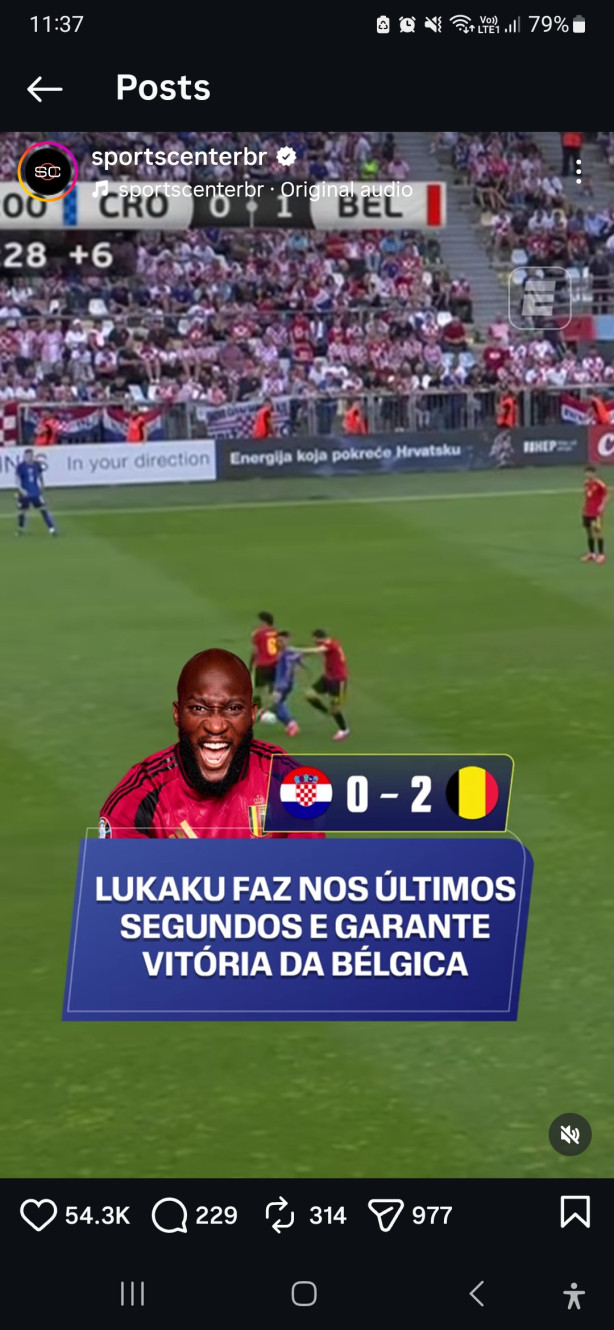 E o Lukaku segue deitando