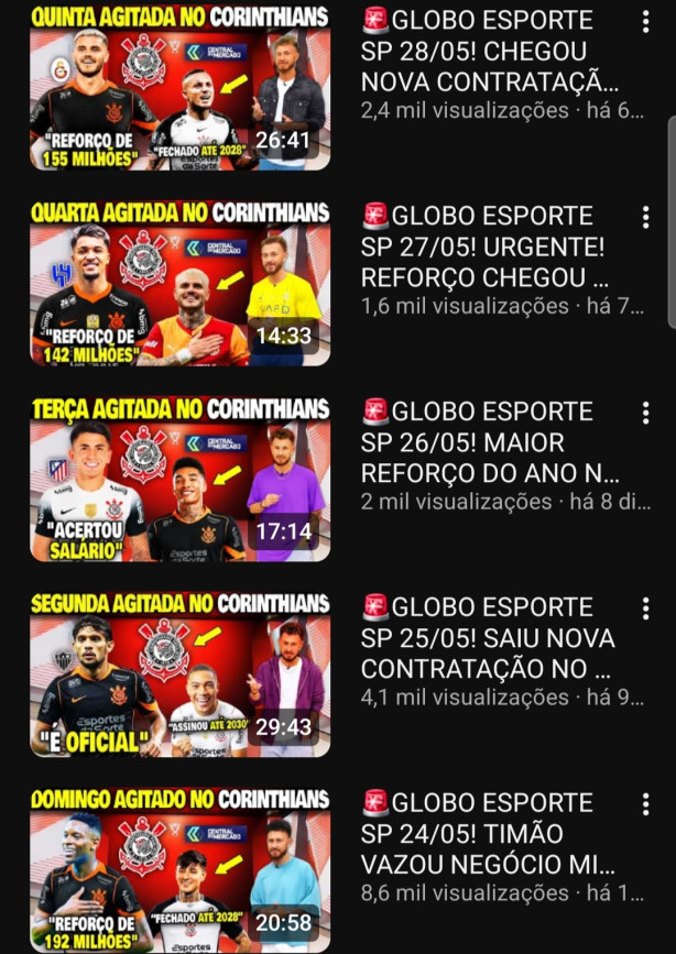 Estudando as novas contrata��es