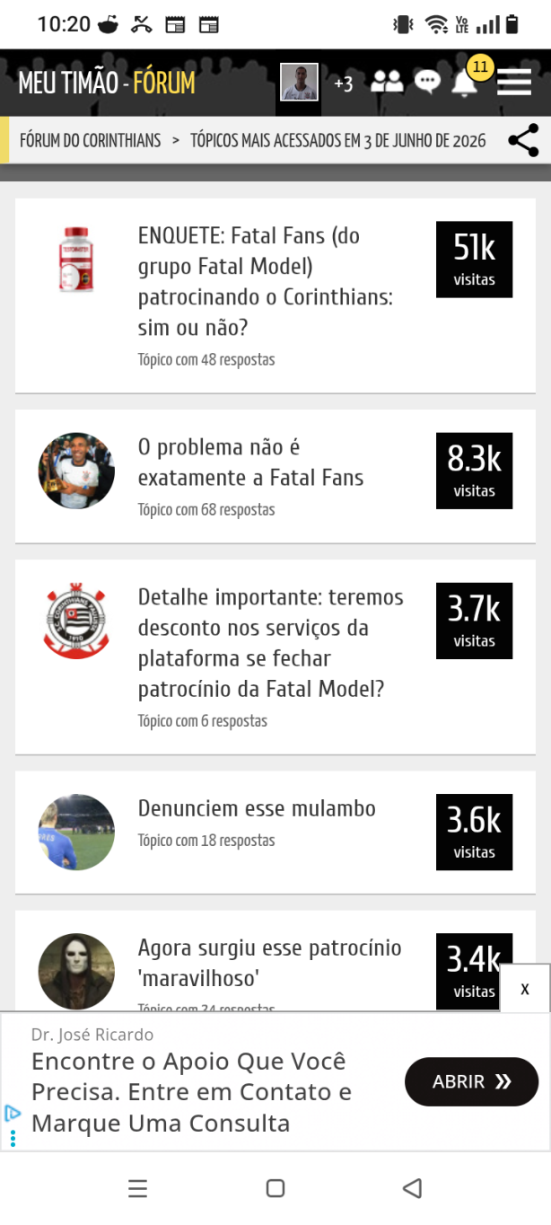 Esse � o t�pico mais visto na hist�ria desse site?