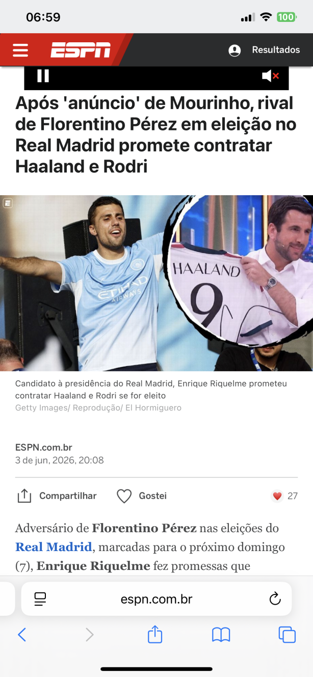 [off] Elei��es no Real Madrid