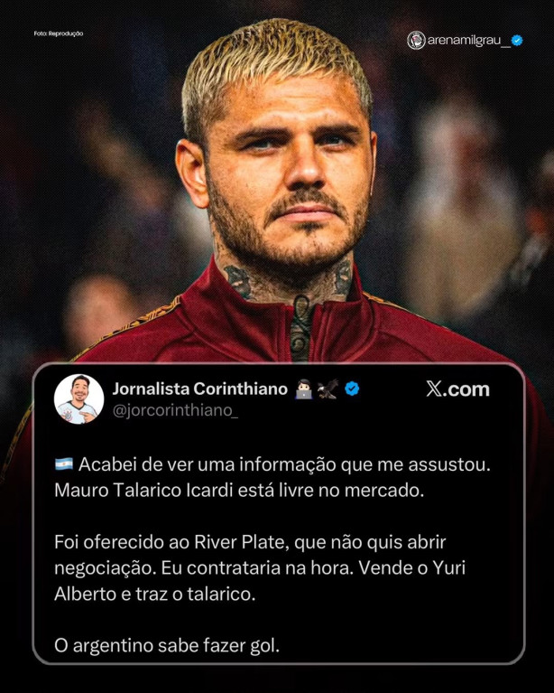 Mauro Icardi livre no Mercado!
