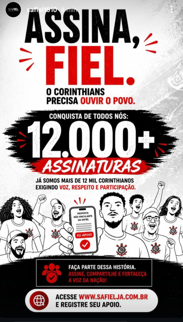 12 mil assinaturas j�!