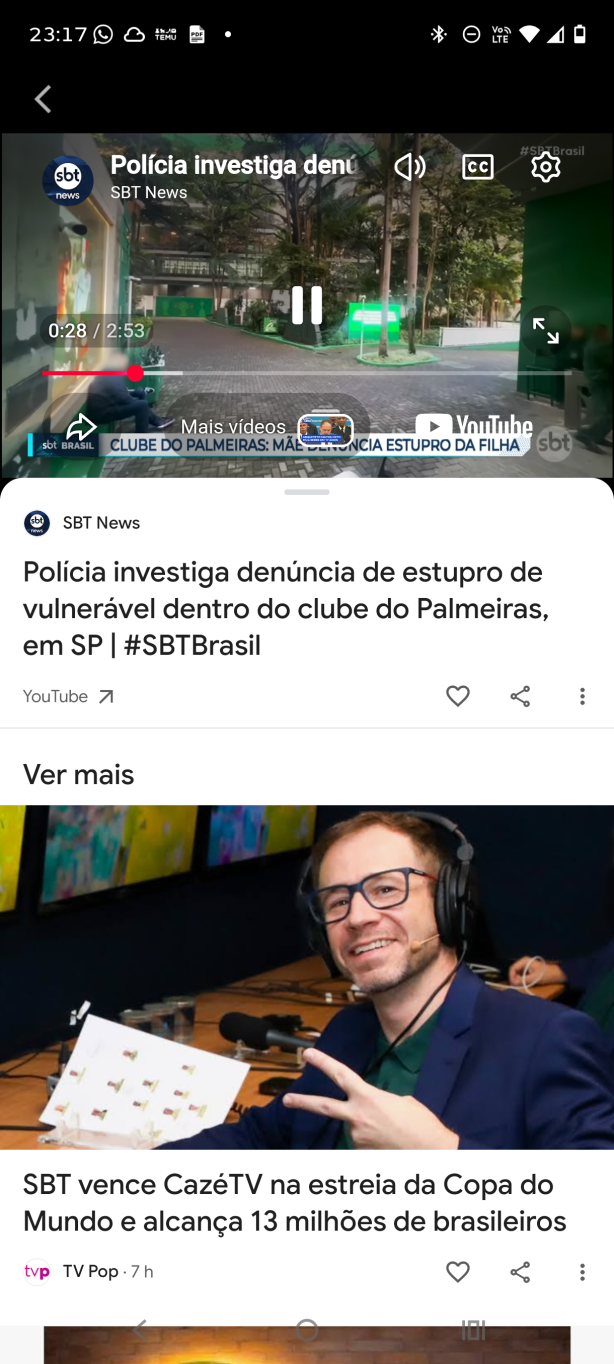 Algu�m viu essa not�cia?