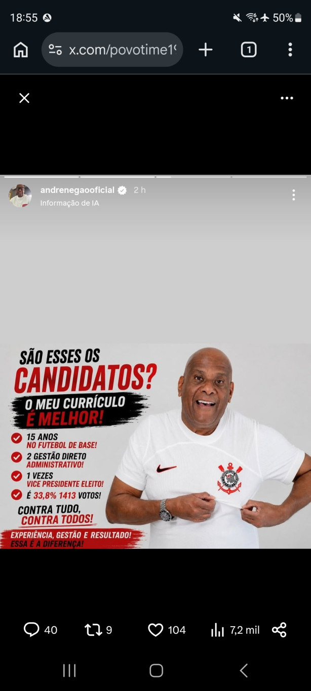 Ele vem a�...