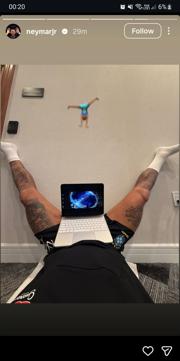 Eu estou rindo demais