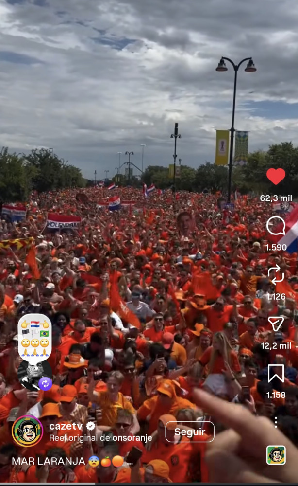 A torcida da Holanda � 