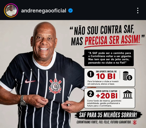Em pleno 2026 e o Andr� Neg�o continua debochando da cara do torcedor!