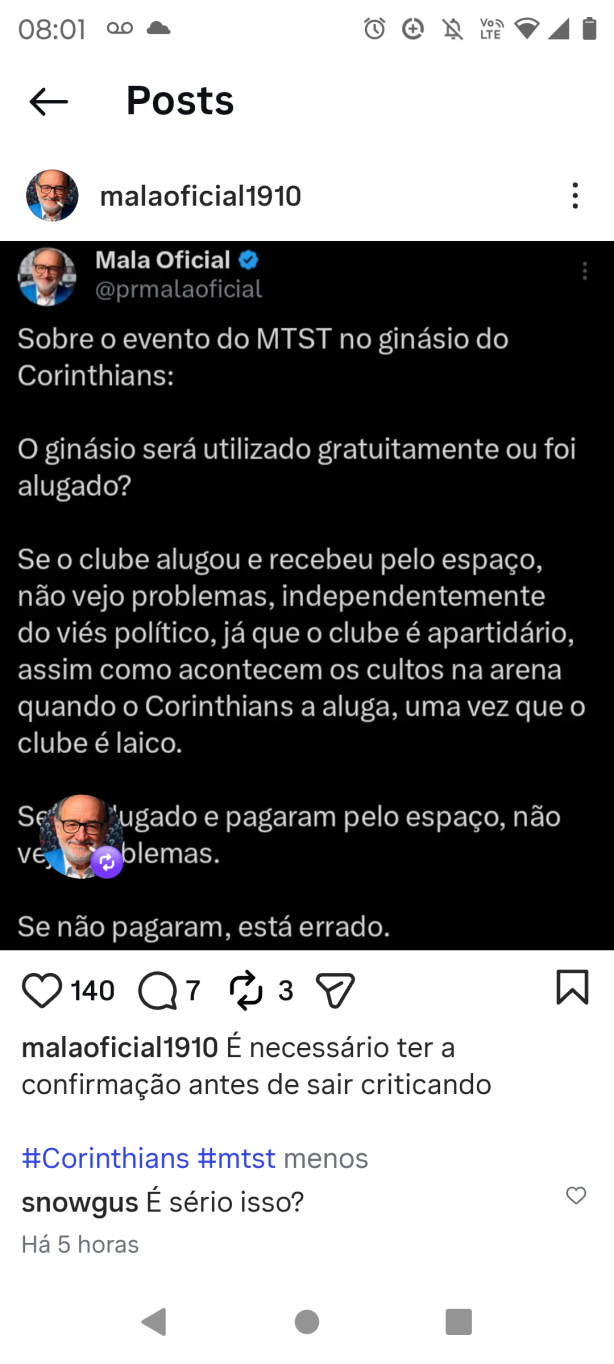 informa��o urgente!