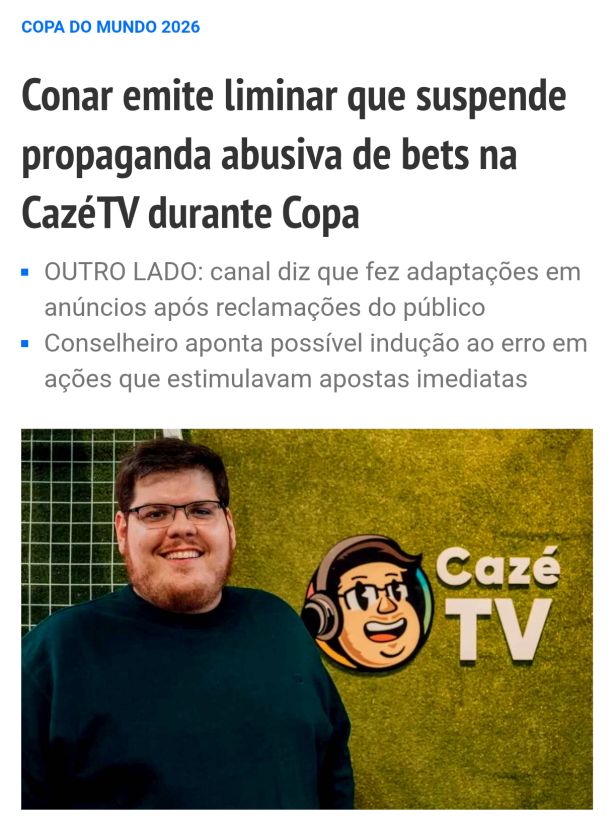 CazeTV: para quem achava "normal"...