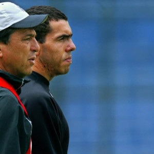 Tevez falando do confronto do Corinthians na Libertadores contra o Rosario Central