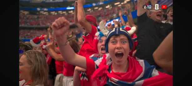 Noruega homenageando palmeirenses