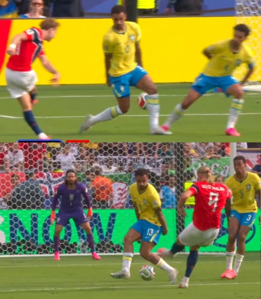 Danilo, jogador do Flamengo, tem um defeito grande