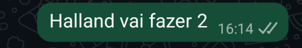 Eu tinha avisado antes