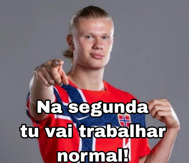 Halland j&aacute; tinha mandado o recado