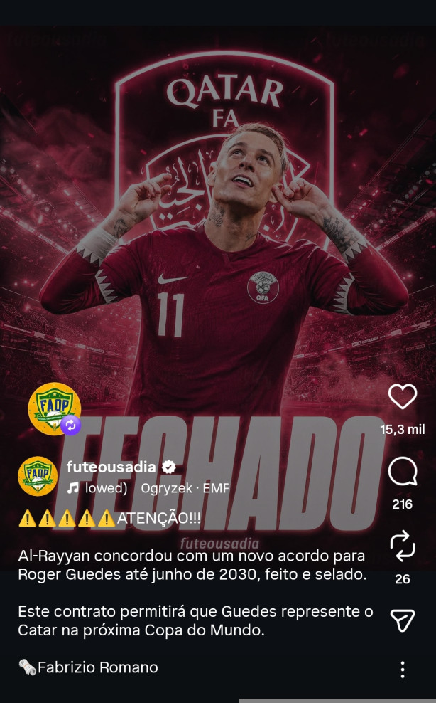 bomba, urgente Roger Guedes!