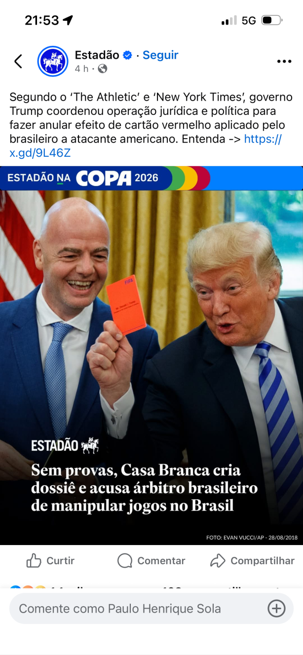 Lixooooo! E obrigado aos deuses do futebol!