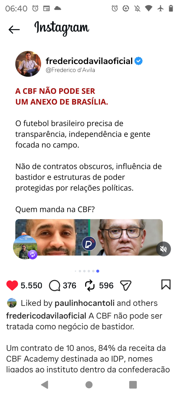 Bizarra essa hist�ria da CBF