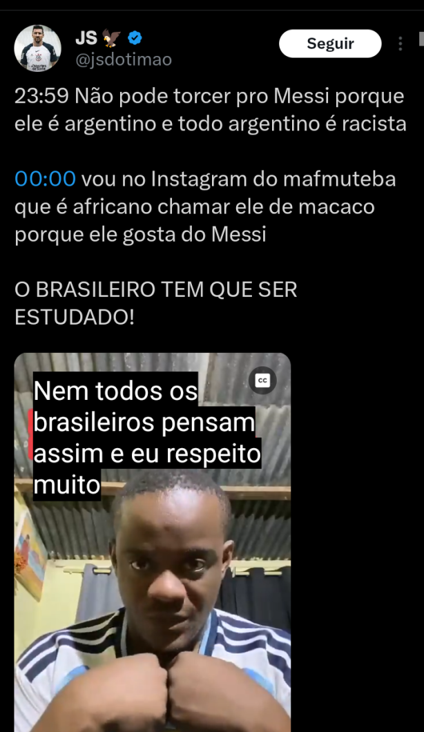 "A Argentina � um pa�s preconceituoso"