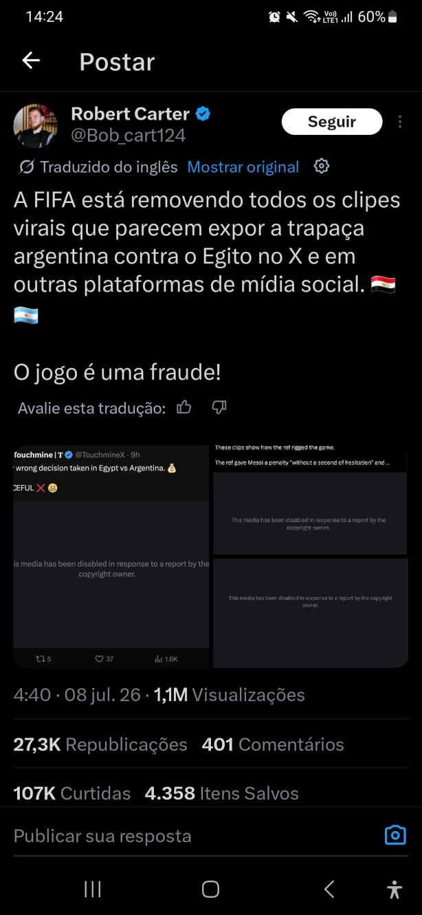A Fifa nem esconde mais!