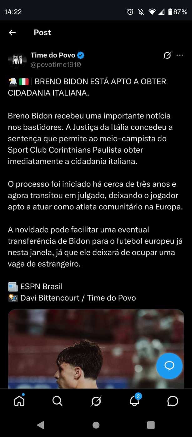 Bidon pode defender a It�lia