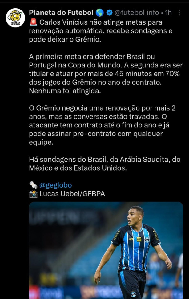 Lembram do Carlos Vinicius?