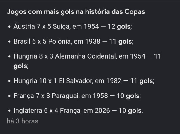 Entrou no top 5