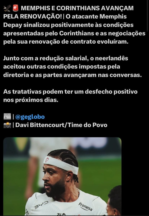 Memphis perto de renovar