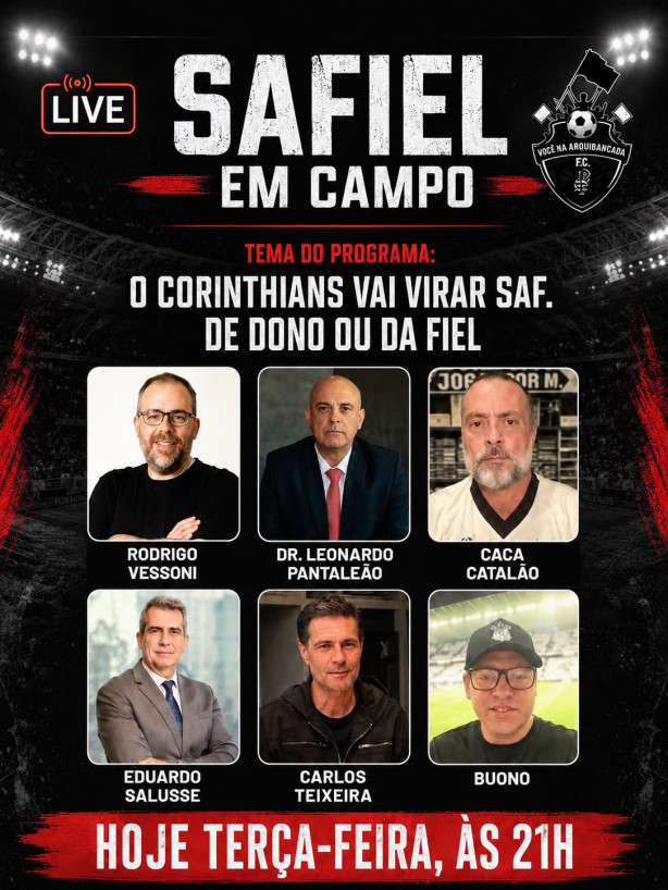 Hoje �s 21:00!